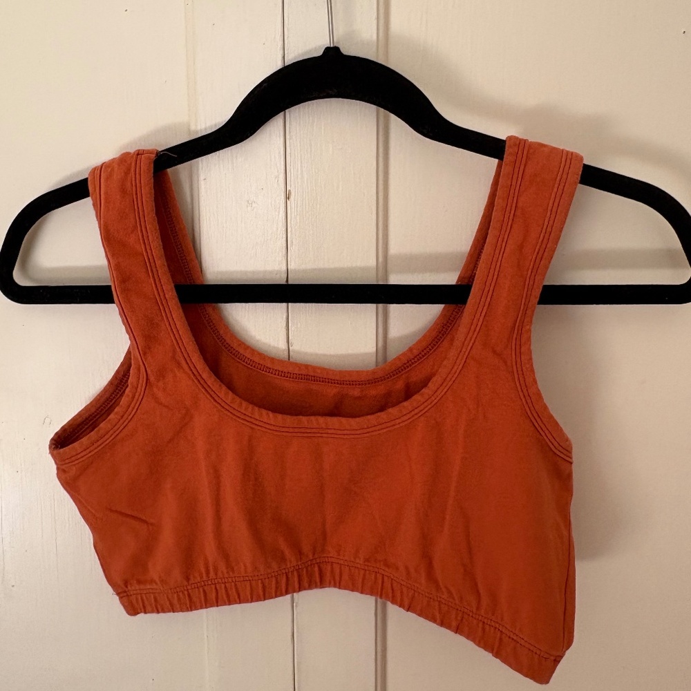 ARQ Full Coverage Bra in color Rust (Burnt Orange) size L - Picture 2 of 3